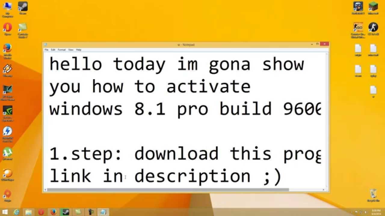 windows 8.1 9600 product key